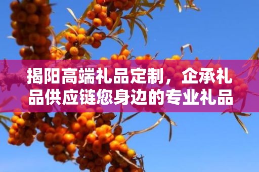 揭阳高端礼品定制，企承礼品供应链您身边的专业礼品定制公司
