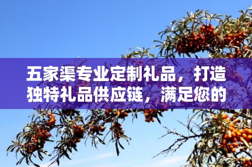 五家渠专业定制礼品，打造独特礼品供应链，满足您的商务定制需求